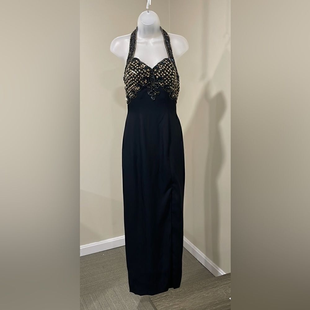 NWOT Alyce Designs Vintage Sequin Prom Party Beaded Dress.  Size 8 M medium